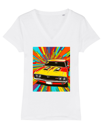 Masina Sport Pop Art White