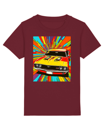 Masina Sport Pop Art Burgundy