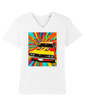 Masina Sport Pop Art White
