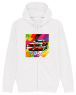 Masina Sport Pop Art Hanorac cu fermoar Unisex Connector