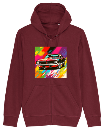 Masina Sport Pop Art Burgundy