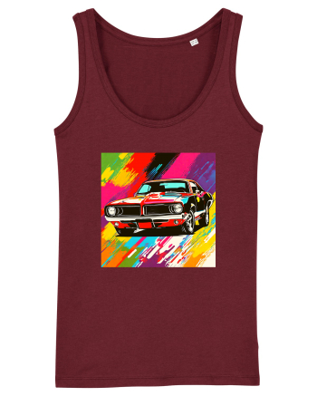 Masina Sport Pop Art Burgundy