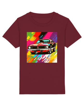 Masina Sport Pop Art Burgundy