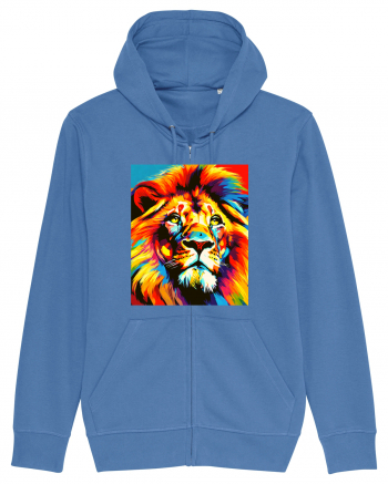 Lion Pop Art Bright Blue