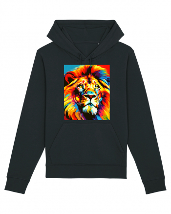 Lion Pop Art Black