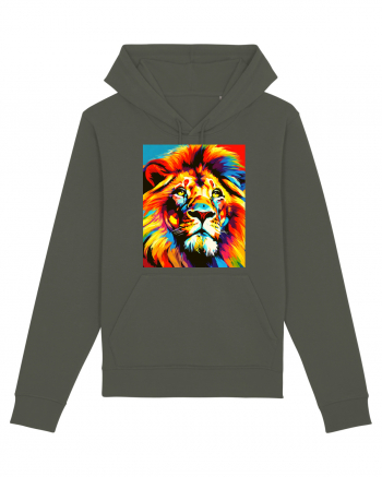 Lion Pop Art Khaki