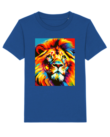 Lion Pop Art Majorelle Blue