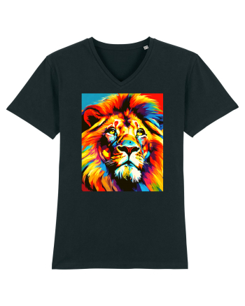 Lion Pop Art Black
