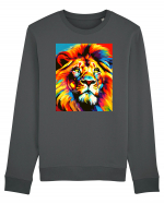 Lion Pop Art Bluză mânecă lungă Unisex Rise