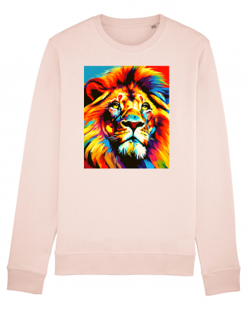 Lion Pop Art Candy Pink