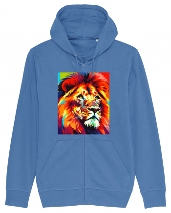 Lion Pop Art Bright Blue