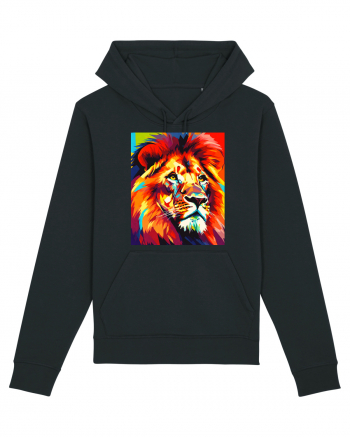 Lion Pop Art Black