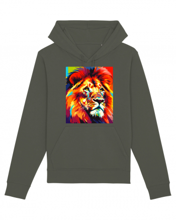 Lion Pop Art Khaki