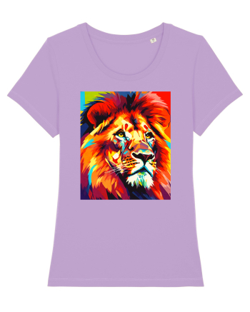 Lion Pop Art Lavender Dawn