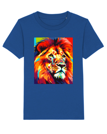 Lion Pop Art Majorelle Blue