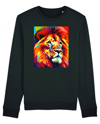 Lion Pop Art Black