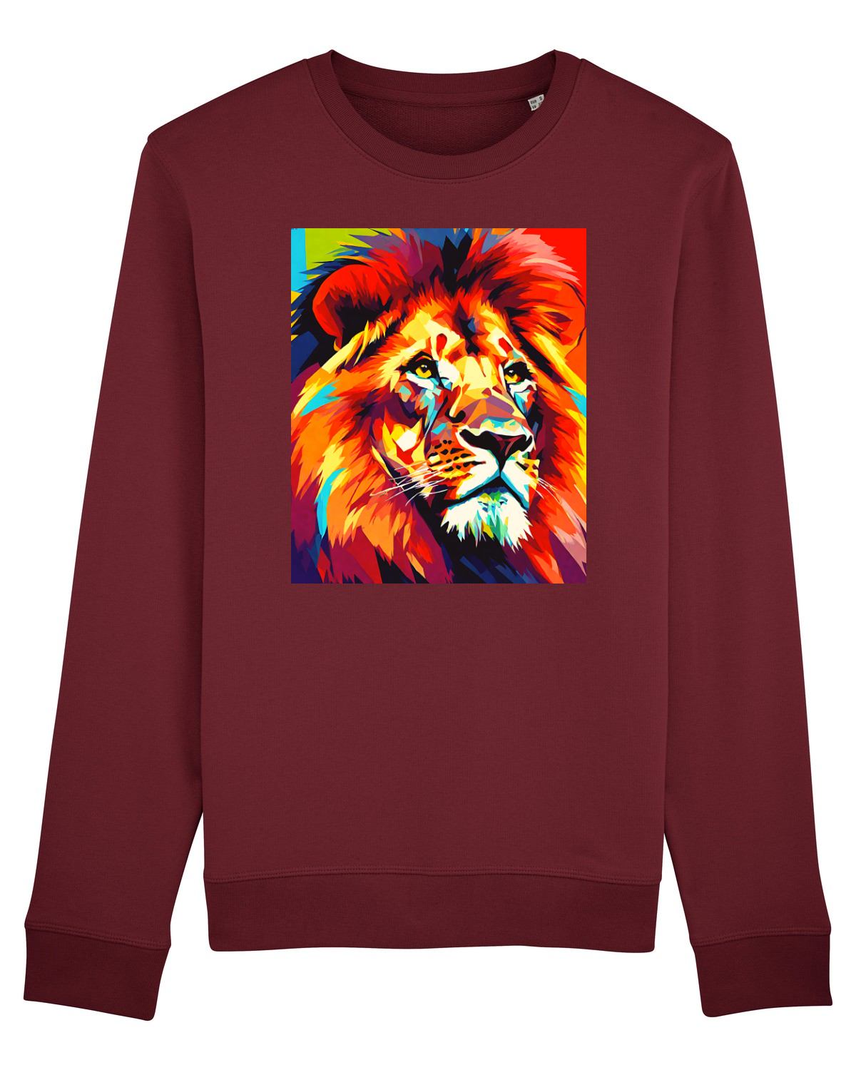 Bluză mânecă lungă Unisex Rise Burgundy