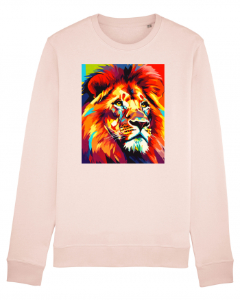 Lion Pop Art Candy Pink