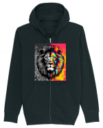 Lion Pop Art Hanorac cu fermoar Unisex Connector