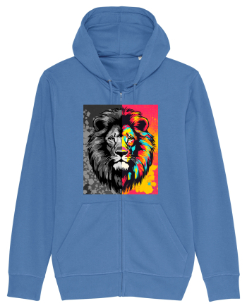 Lion Pop Art Bright Blue