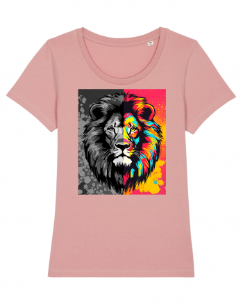 Lion Pop Art Canyon Pink