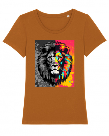 Lion Pop Art Roasted Orange