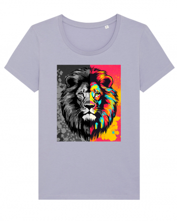 Lion Pop Art Lavender