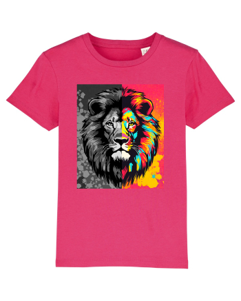 Lion Pop Art Raspberry