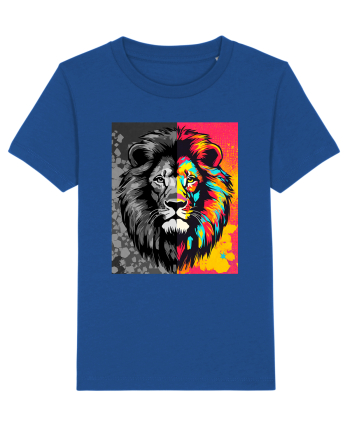 Lion Pop Art Majorelle Blue