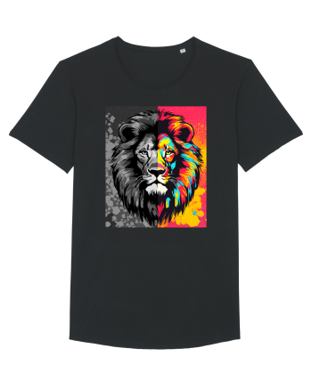 Lion Pop Art Black