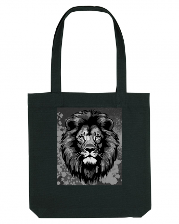 Lion Pop Art Black