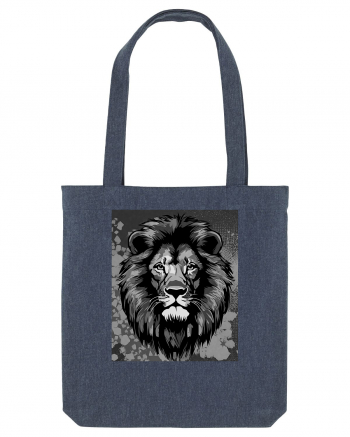 Lion Pop Art Midnight Blue