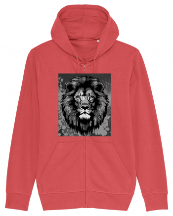 Lion Pop Art Carmine Red