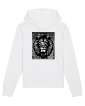 Lion Pop Art White