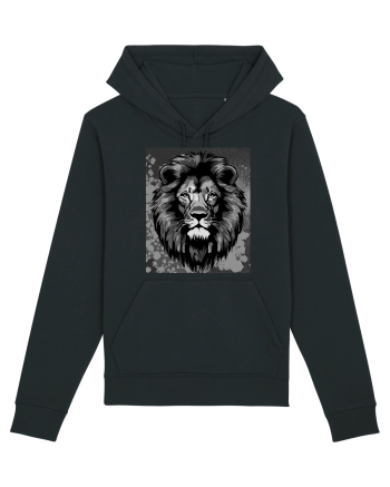 Lion Pop Art Black