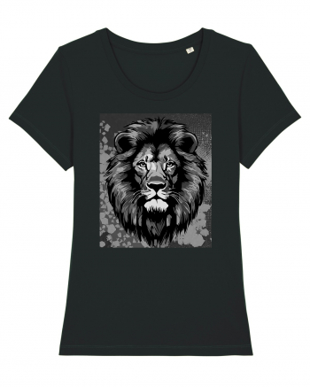 Lion Pop Art Black