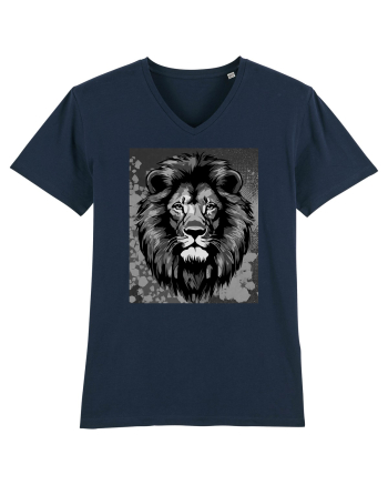 Lion Pop Art French Navy