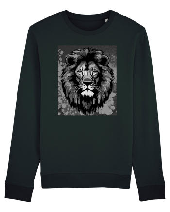 Lion Pop Art Black