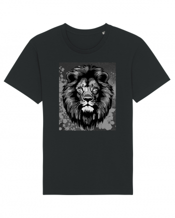 Lion Pop Art Black