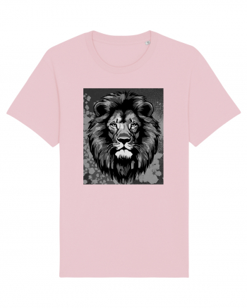 Lion Pop Art Cotton Pink