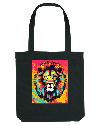 Lion Pop Art Black