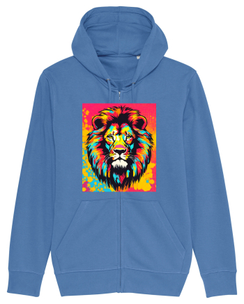 Lion Pop Art Bright Blue