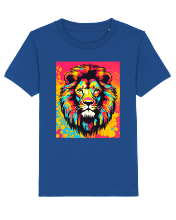 Lion Pop Art Majorelle Blue