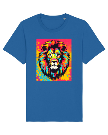 Lion Pop Art Royal Blue