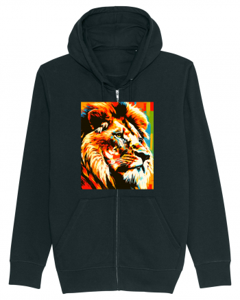 Lion Pop Art Black