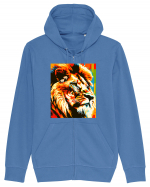 Lion Pop Art Hanorac cu fermoar Unisex Connector