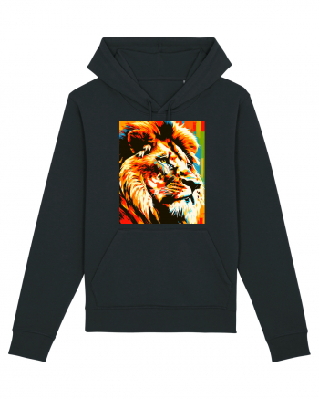 Lion Pop Art Black