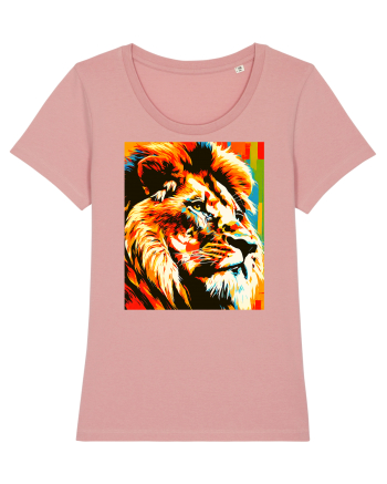 Lion Pop Art Canyon Pink