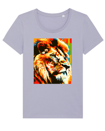 Lion Pop Art Lavender
