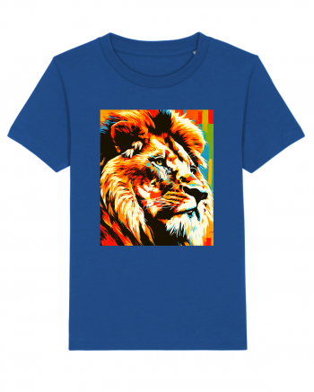 Lion Pop Art Majorelle Blue